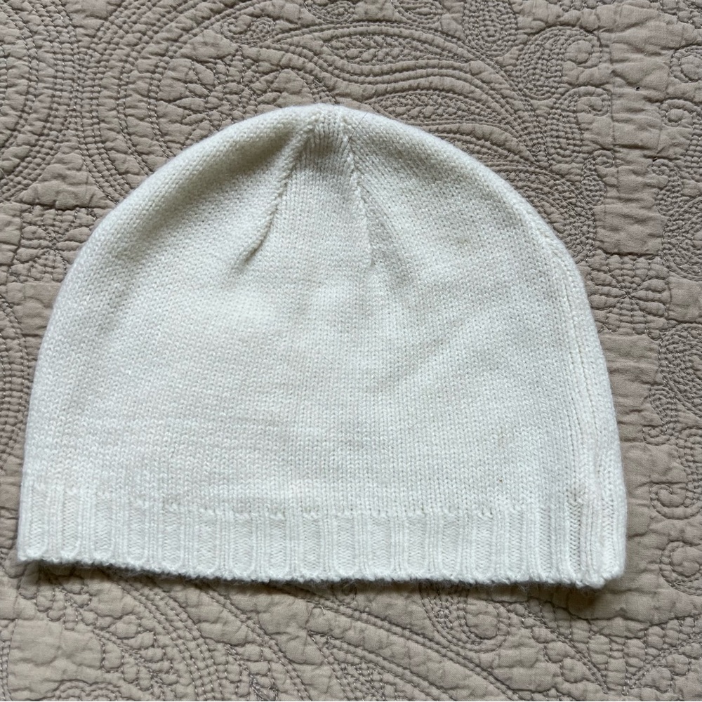 Soft, cream colored beanie from Joe Boxer